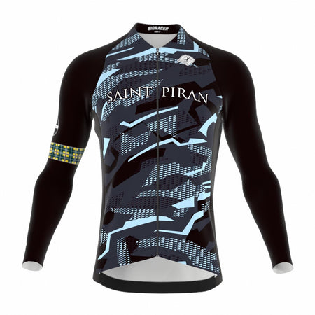 Saint Piran Service Course Icon Long Sleeve Jersey Saint Piran Gravel Blue Icon Tempest Long Sleeve Jersey