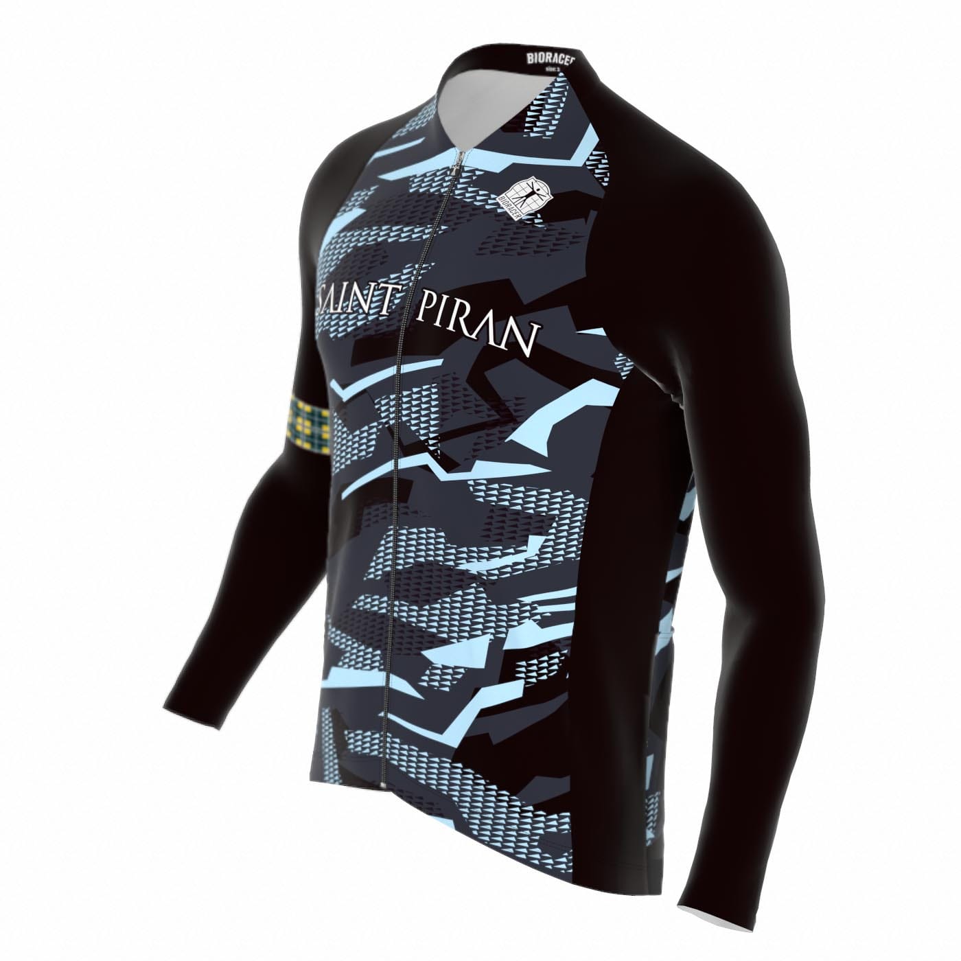 Saint Piran Service Course Icon Long Sleeve Jersey Saint Piran Gravel Blue Icon Tempest Long Sleeve Jersey