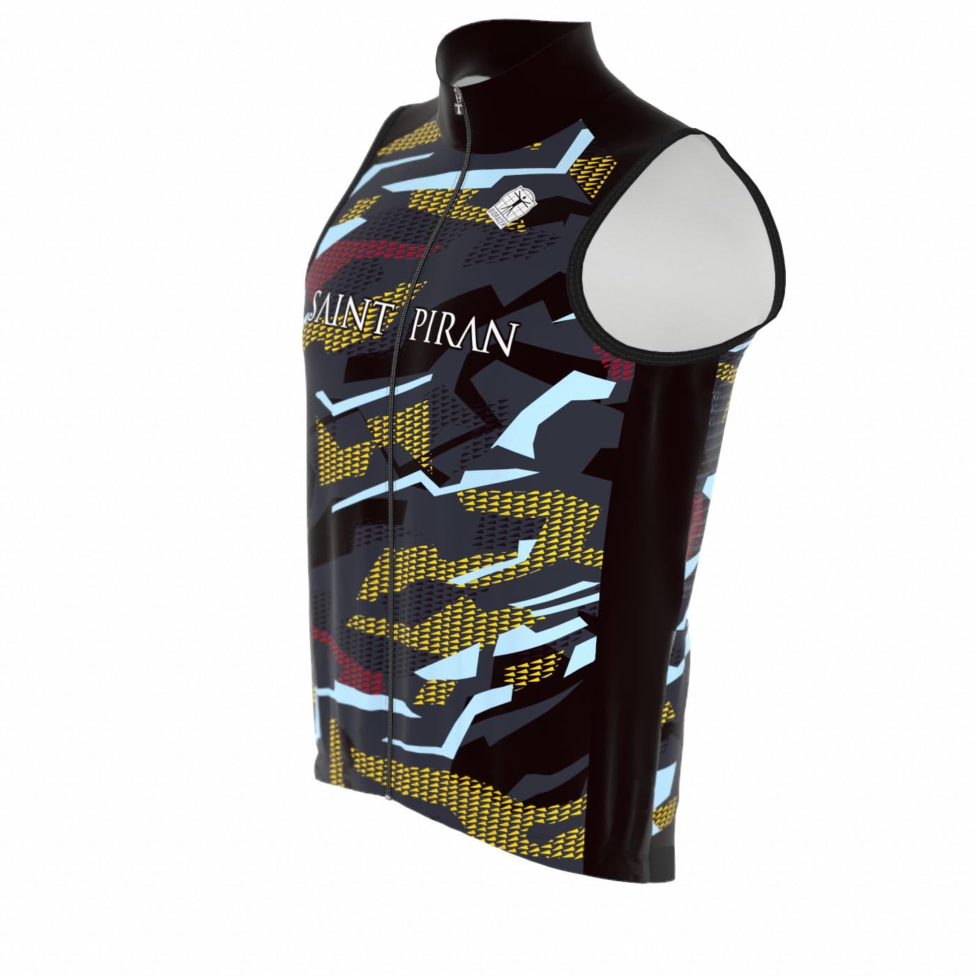 Saint Piran Service Course Icon Gilet Saint Piran Gravel Icon Gilet High Collar