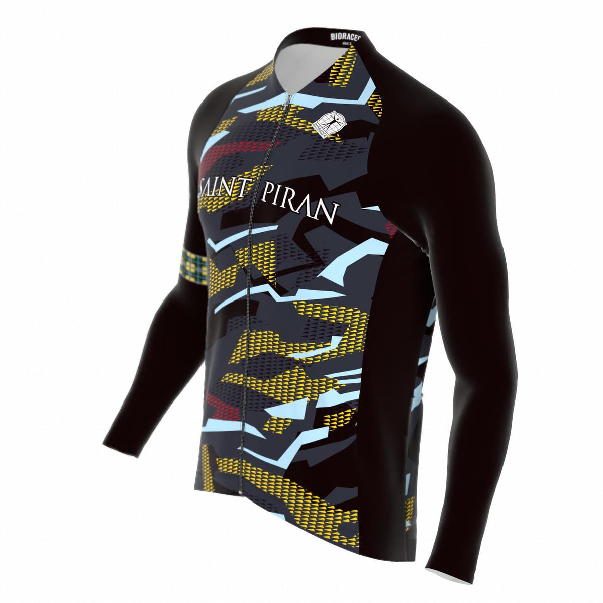 Saint Piran Service Course Icon Long Sleeve Jersey Saint Piran Gravel Icon Tempest Long Sleeve Jersey