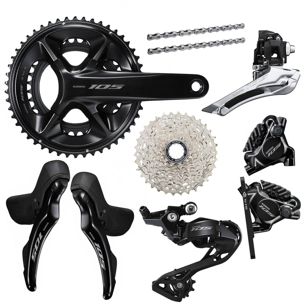 Shimano Groupset 105 12 Speed Mechanical Groupset Bundle