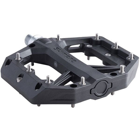 Shimano MTB Pedals PD-GR400 flat pedals, resin with pins, black