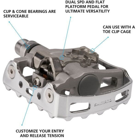 Shimano MTB Pedals PD-M324 SPD MTB pedals - one-sided mechanism