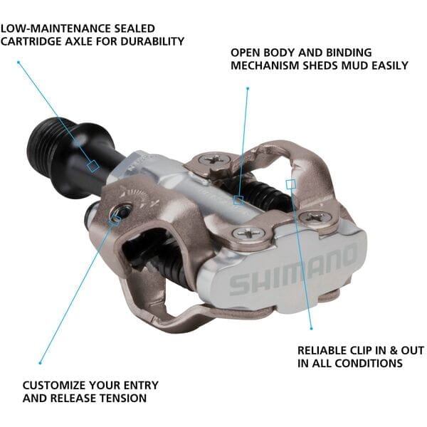 Shimano MTB Pedals PD-M540 MTB SPD pedals - two sided mechanism