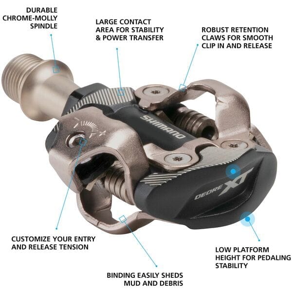 Shimano MTB Pedals PD-M8100 Deore XT XC race SPD pedal