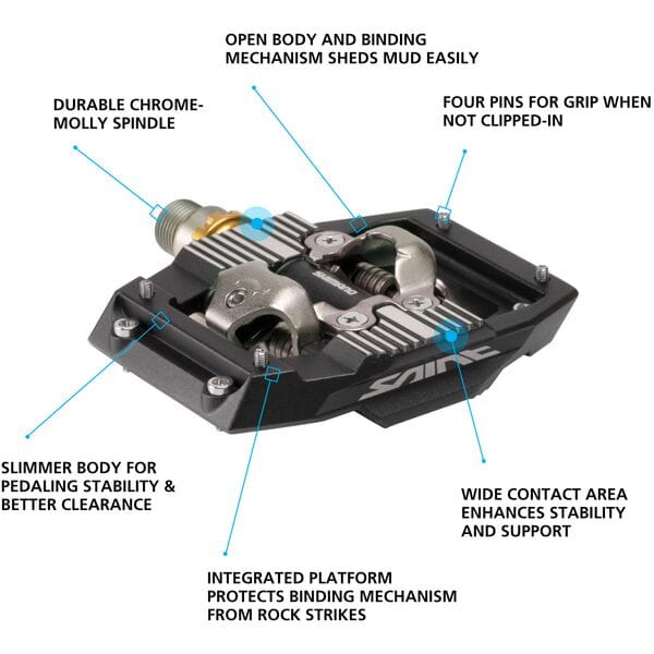 Shimano MTB Pedals PD-M821 Saint SPD pedals