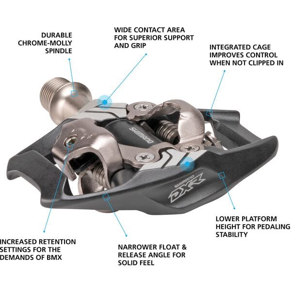 Shimano MTB Pedals PD-MX70 DXR SPD pedals