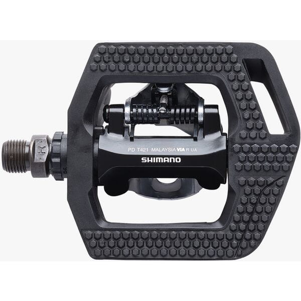 Shimano MTB Pedals PD-T421 CLICK'R pedal, pop up mechanism, black