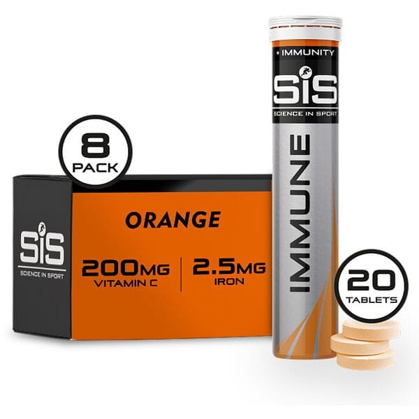 SIS Drink Mix GO Immune Hydro Tablet - 8 tubes - orange