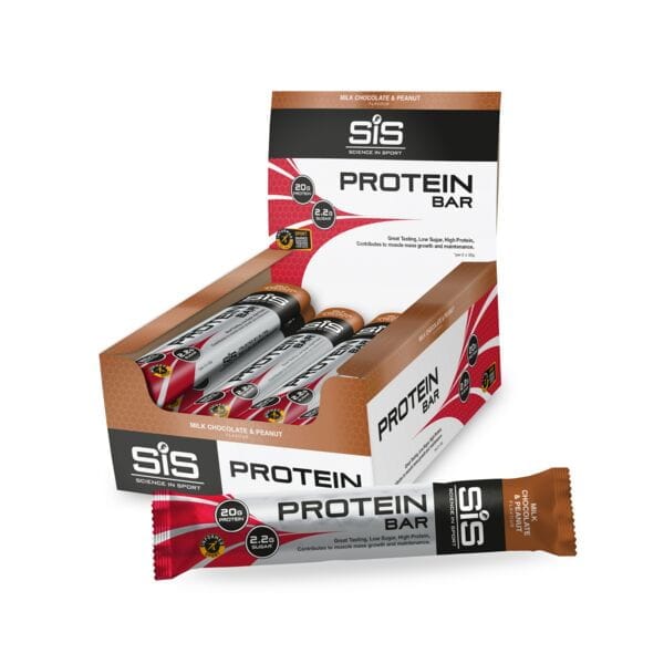 SIS Energy Bars Milk Chocolate and Peanut SIS Protein Bar - Box of 12