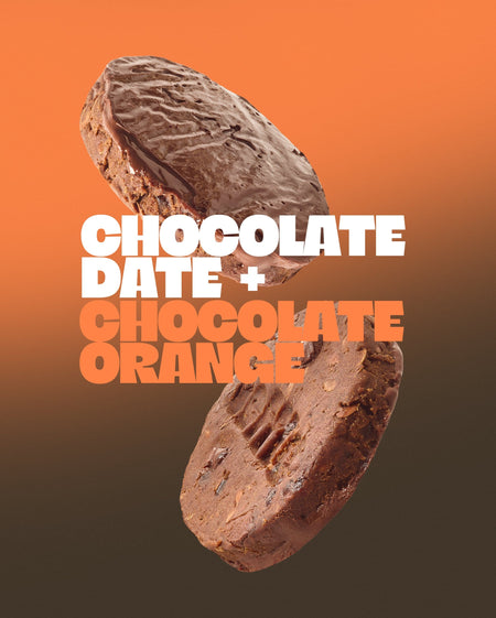 The Teff Cookie Company Energy Bars Chocolate Date + Chocolate Orange