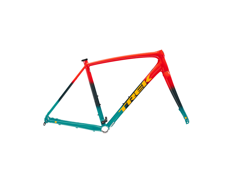 Trek Radioactive Red to Navy to Teal Fade / 47 Crockett Disc Frame Set