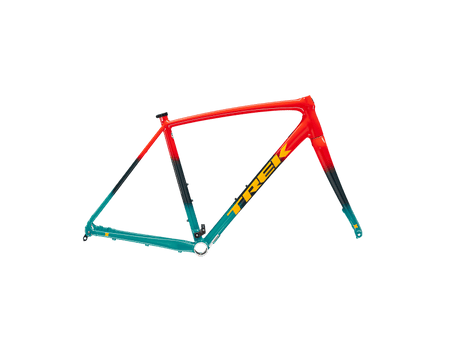 Trek Radioactive Red to Navy to Teal Fade / 47 Crockett Disc Frame Set