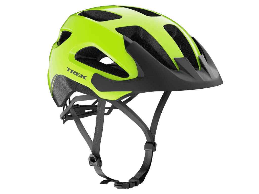 Trek Helmets Radioactive Yellow; Finish / Gloss / S/M Trek Solstice Bike Helmet