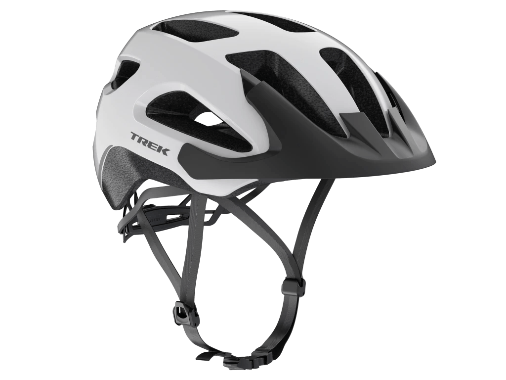 Trek Helmets Crystal White; Finish / Gloss / S/M Trek Solstice Bike Helmet