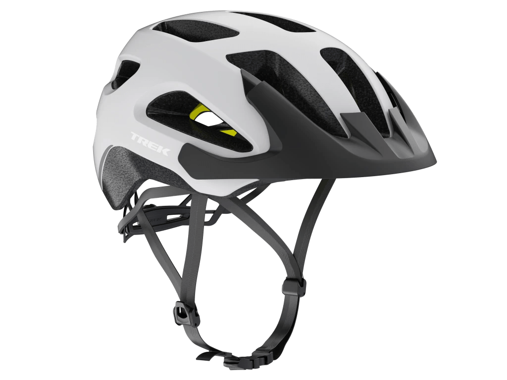 Trek Helmets Crystal White; Finish / Matte / S/M Trek Solstice Mips Bike Helmet