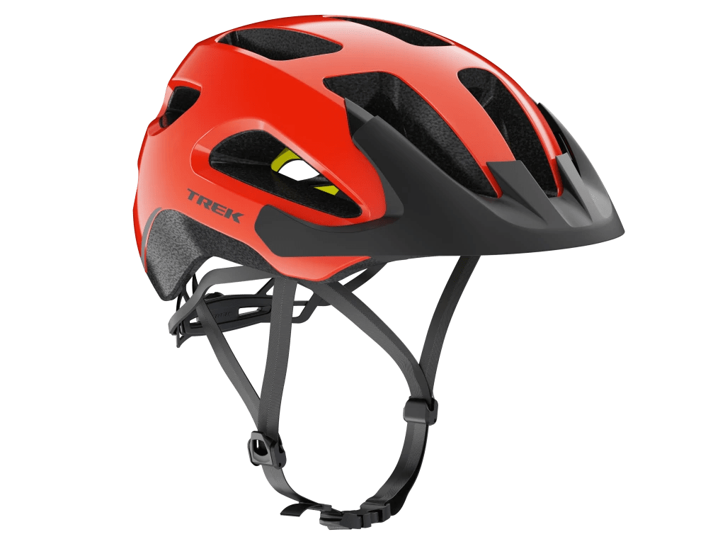 Trek Helmets Radioactive Red; Finish / Gloss / S/M Trek Solstice Mips Bike Helmet