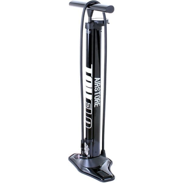 Truflo Pumps Airstore track pump with auxillary storage cylinder for tubeless tyres