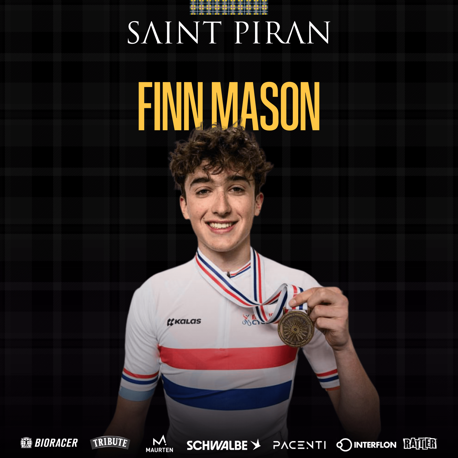 UCI Men's Pro Team Adopt A Rider ( Monthly ) Finn Mason - Adopt A Rider - @£10 A Month