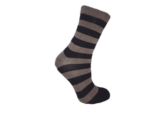 Big Bobble Hats Ltd Socks S/M (UK 4-7) / Black Shady Zebra Socks