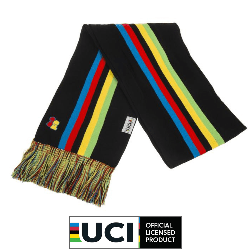 Big Bobble Hats Ltd Scarf UCI Black Rainbow Scarf