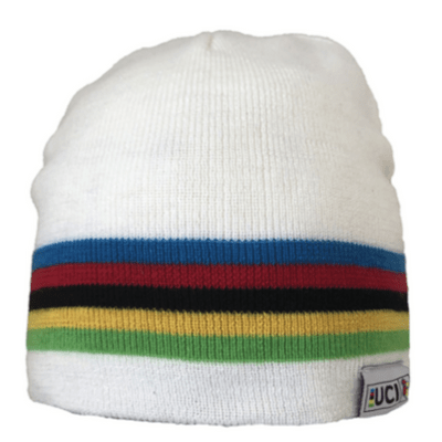 Big Bobble Hats Ltd Beanie UCI White Rainbow Beanie