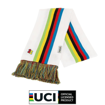 Big Bobble Hats Ltd Scarf UCI White Rainbow Scarf