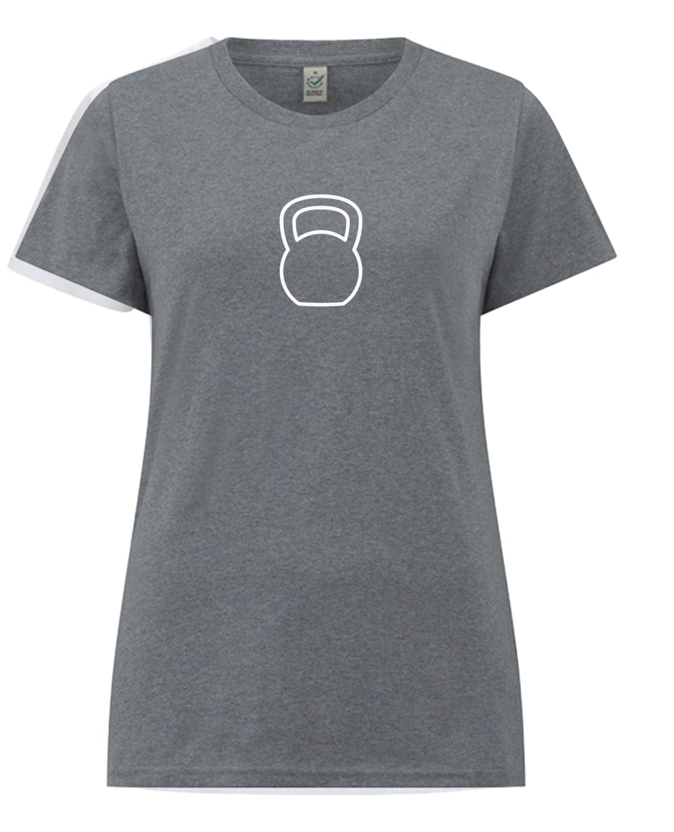 Big Bobble Hats Ltd T-Shirts Extra Small / Light Grey Women's Kettlebell T-shirt