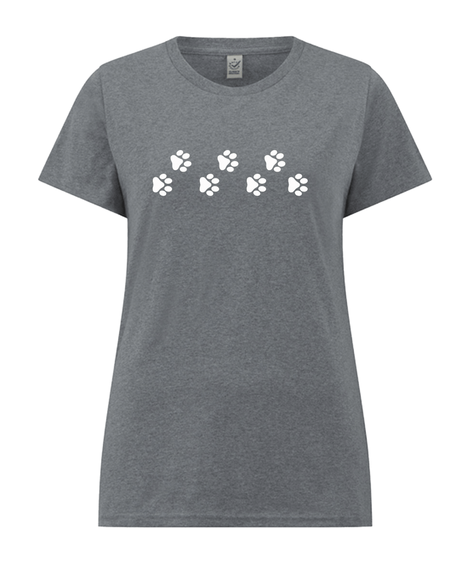 Big Bobble Hats Ltd T-Shirts Women's Paw Print T-shirt