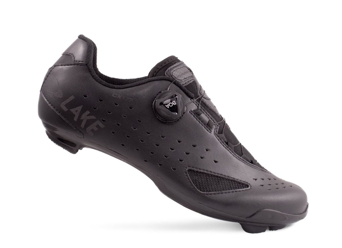 Lake Shoes Black/Black Reflective / 39 CX177-X Wide