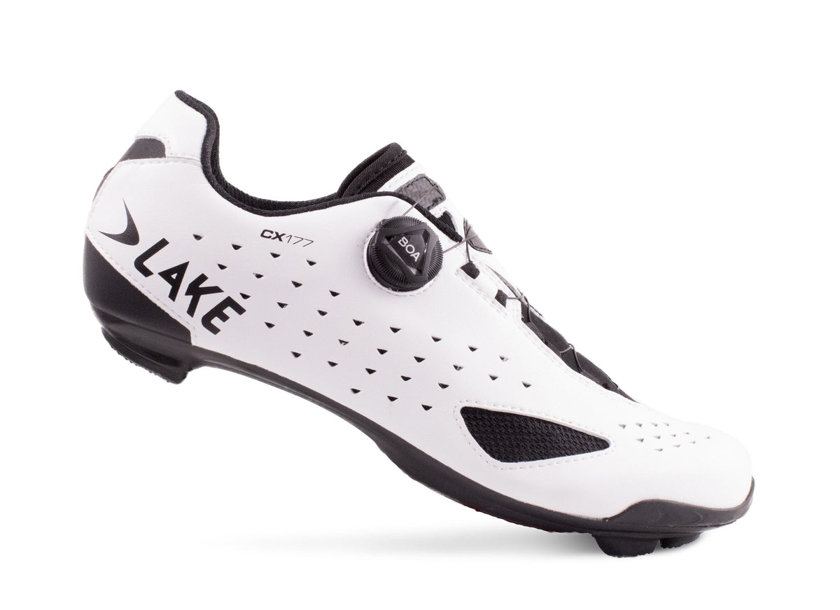 Lake Shoes White/Black / 39 CX177-X Wide