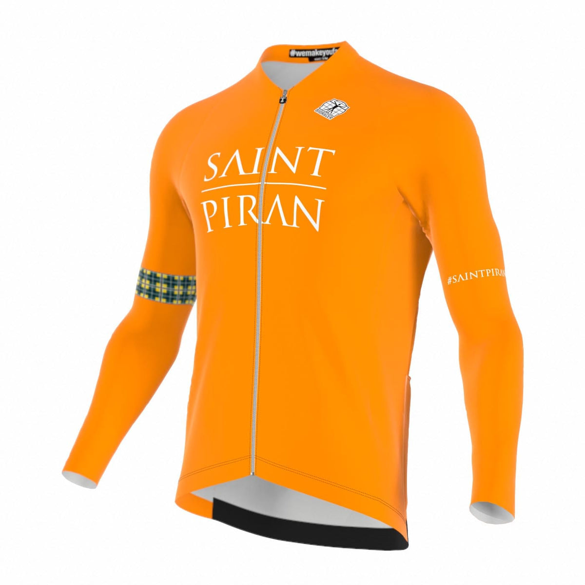 Saint Piran Service Course Icon Long Sleeve Jersey Orange Tempest Light Thermal Long Sleeve Jersey - Icon