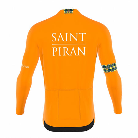 Saint Piran Service Course Icon Long Sleeve Jersey Orange Tempest Light Thermal Long Sleeve Jersey - Icon