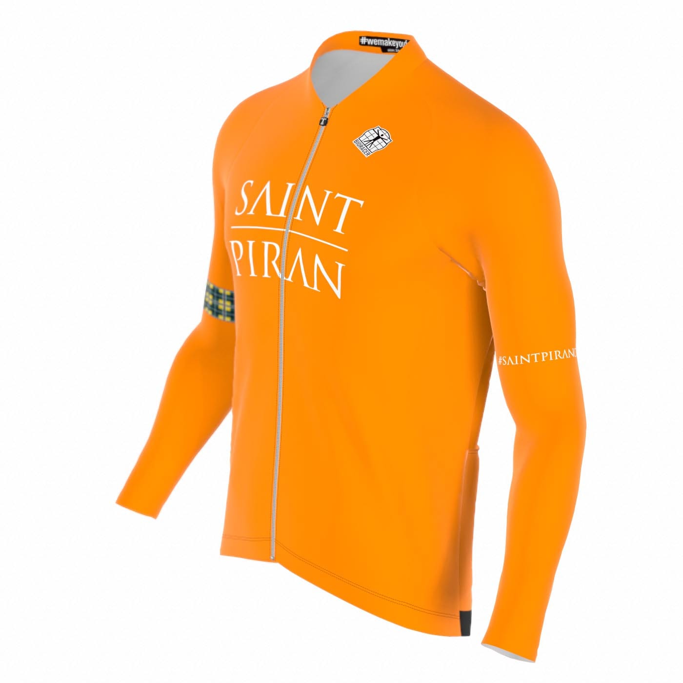 Saint Piran Service Course Icon Long Sleeve Jersey Orange Tempest Light Thermal Long Sleeve Jersey - Icon