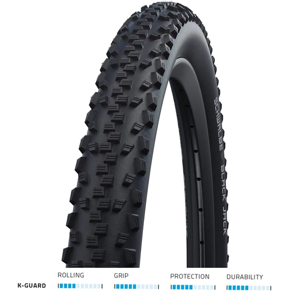 Schwalbe MTB Tyres Schwalbe Black Jack K-Guard