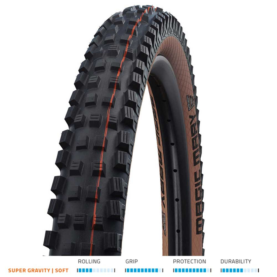 Schwalbe MTB Tyres Schwalbe Magic Mary Evo S/Gravity Soft TLE