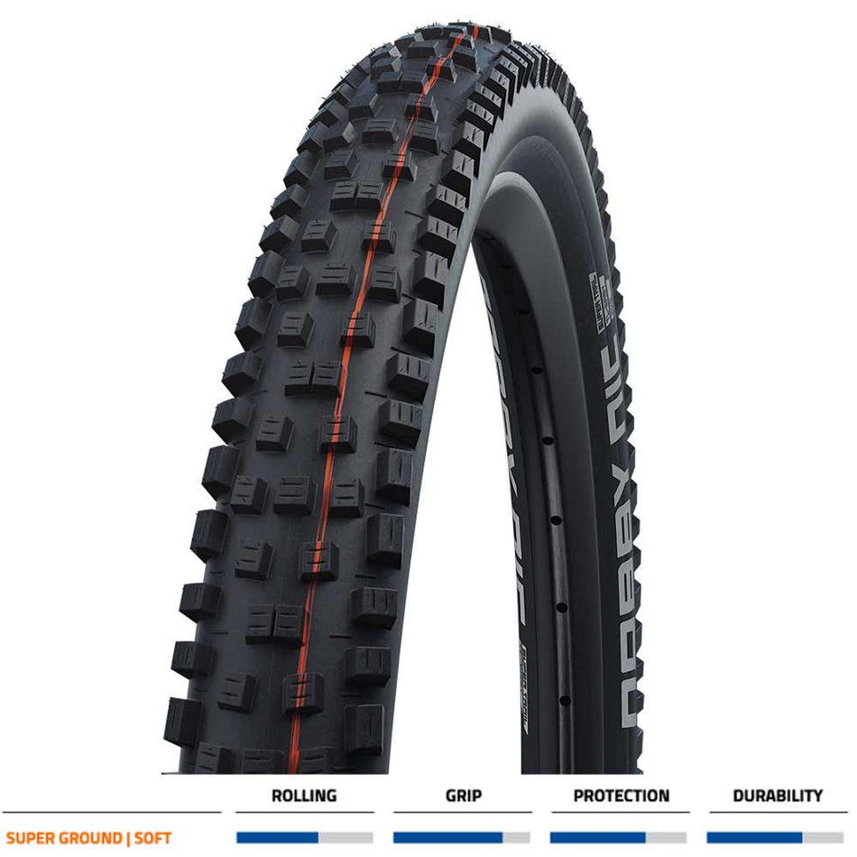 Schwalbe MTB Tyres Schwalbe Nobby Nic S/Ground Soft TLE