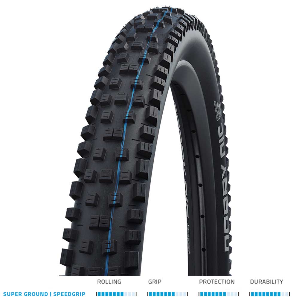 Schwalbe MTB Tyres Schwalbe Nobby Nic S/Ground SpGrip TLE