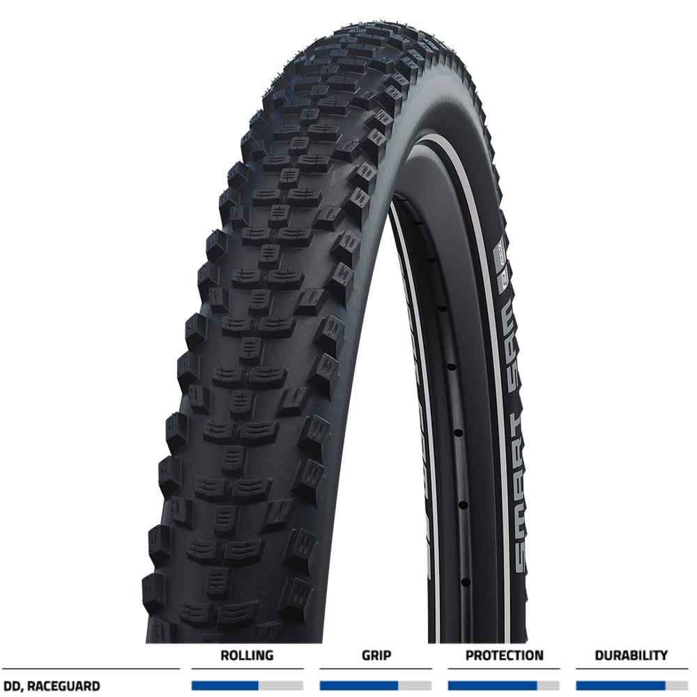 Schwalbe MTB Tyres Schwalbe Smart Sam Perf RaceGuard DD